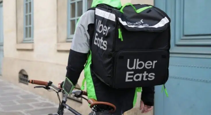 courtier Uber Eats