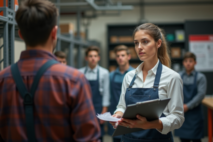 Femme superviseure en formation professionnelle